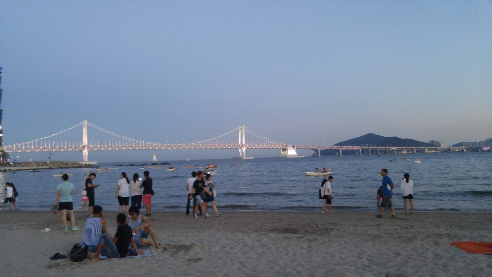 Gwangalli Beach Bridge Busan Teach English In Korea Korvia Consulting